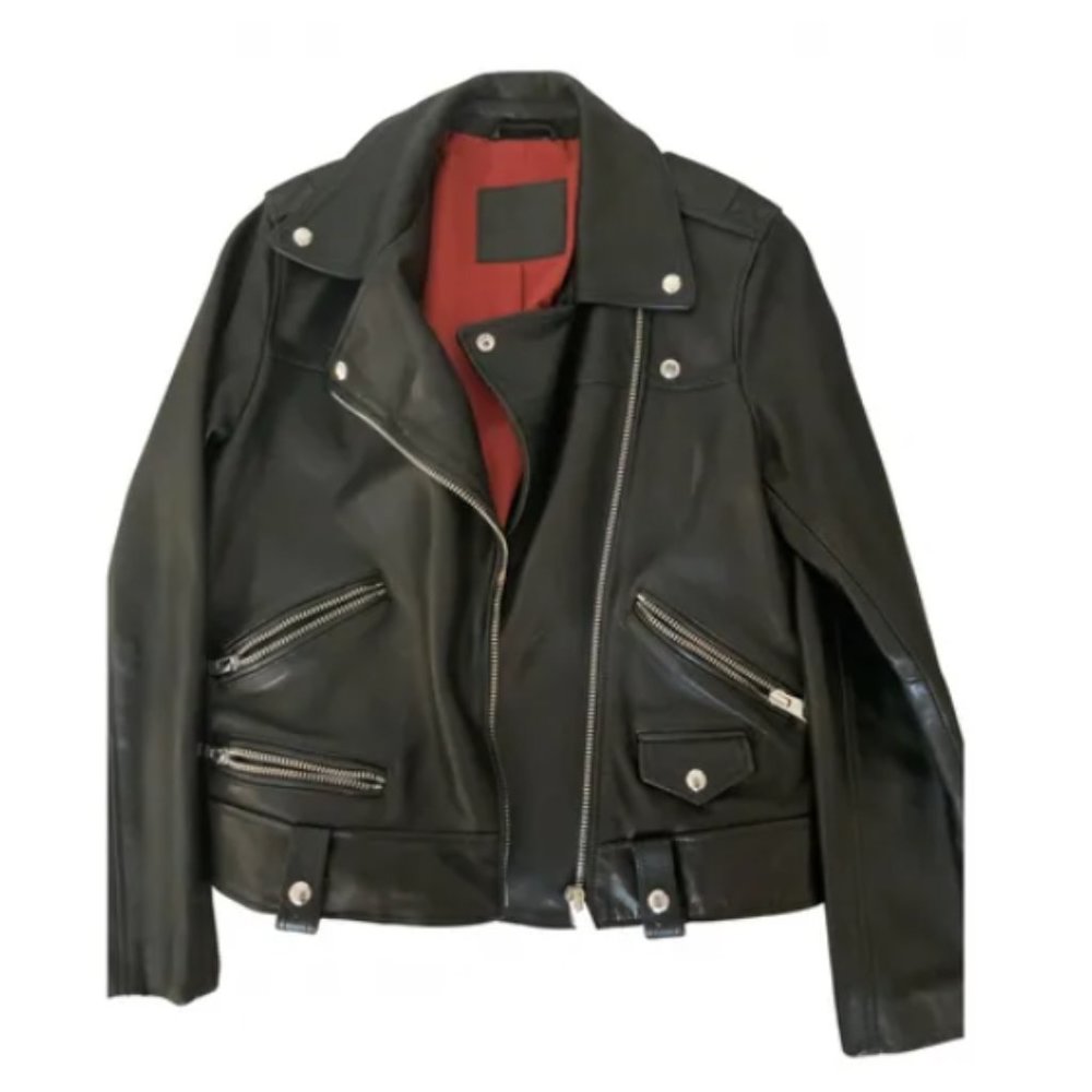 All Saints Black Leather Jacket